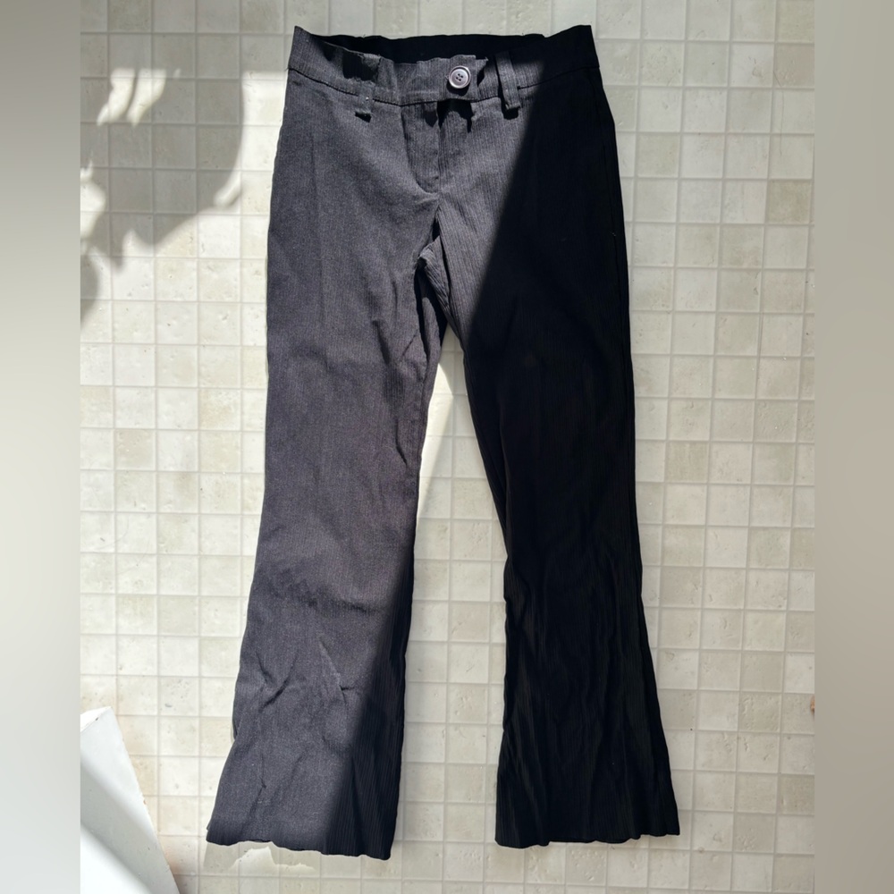 y2k 725 originals low rise ribbed flare pants